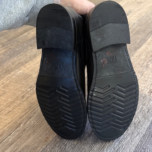 FRYE BLACK LEATHER BOOTS 6.5 - Picture 3 of 3